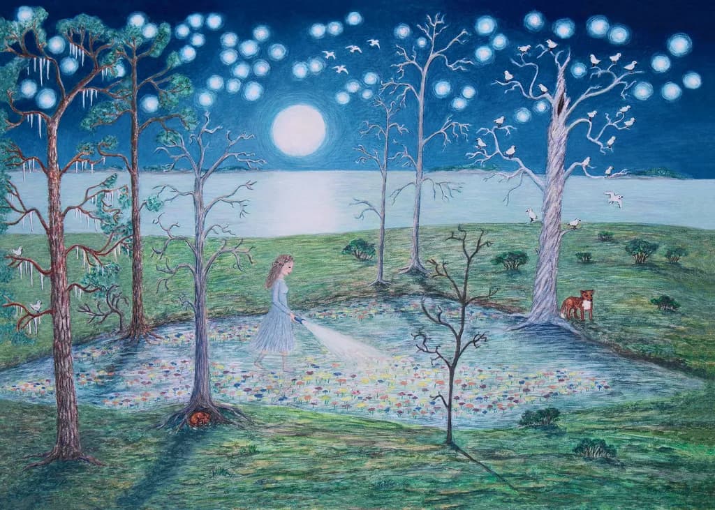 Moonlit Garden