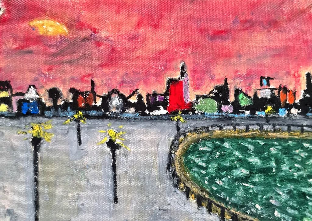 Sunset Cityscape