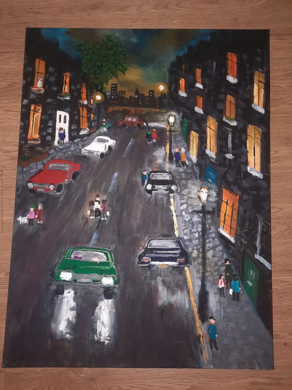 Nighttime my street