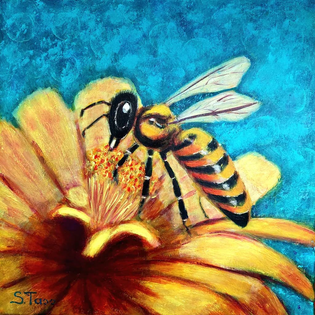 Bee and Flower Pollination