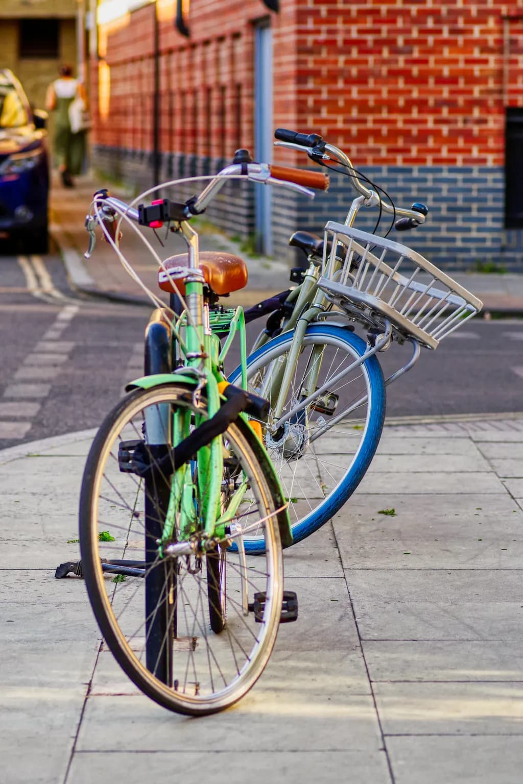 Street Bikes Locked