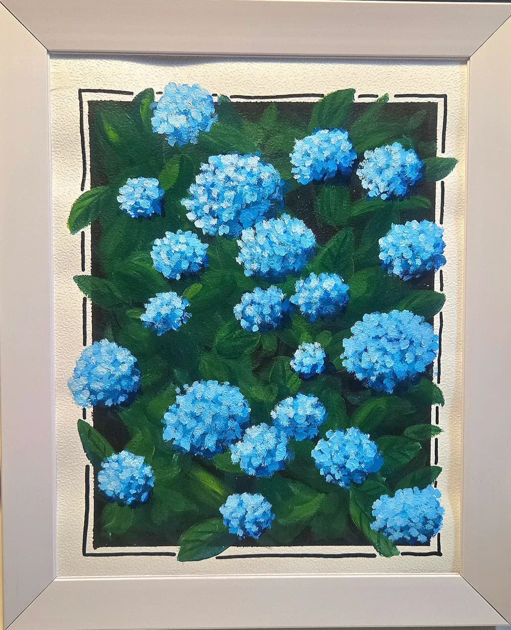 Blue Hydrangea Patch