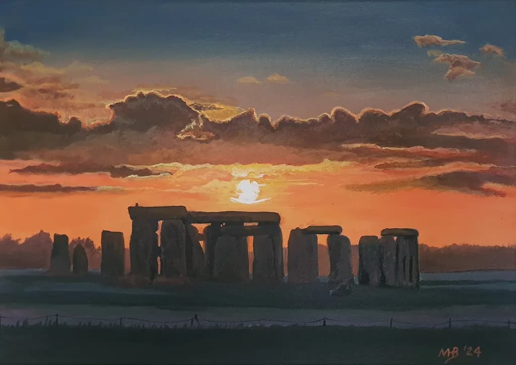 Stonehenge Sunset