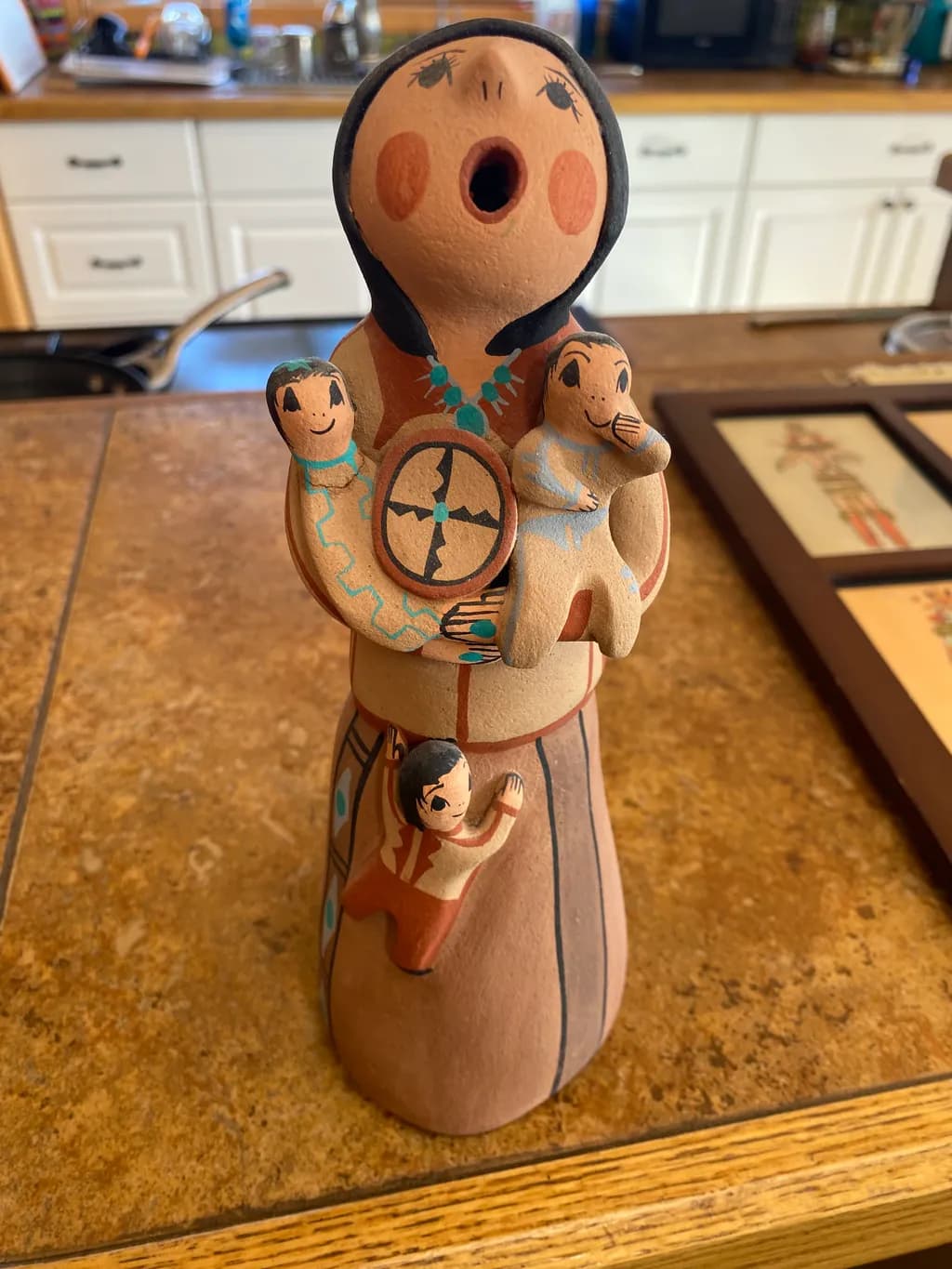 Mother and Children Figurine