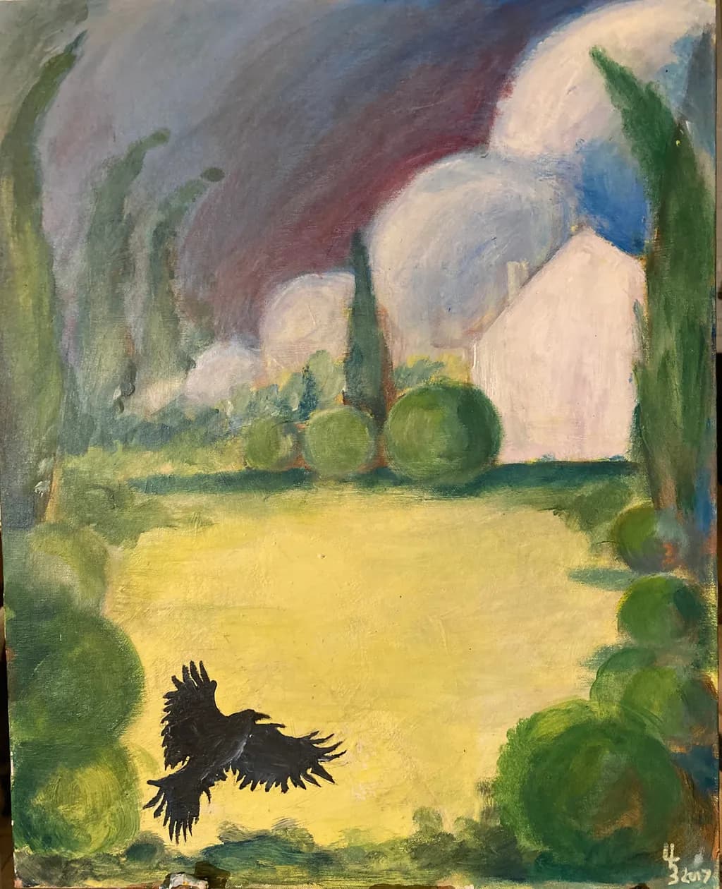 Garden Bird Flight