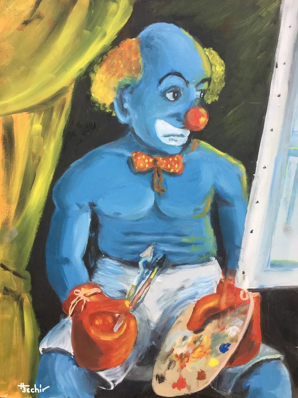 Clown with Palette