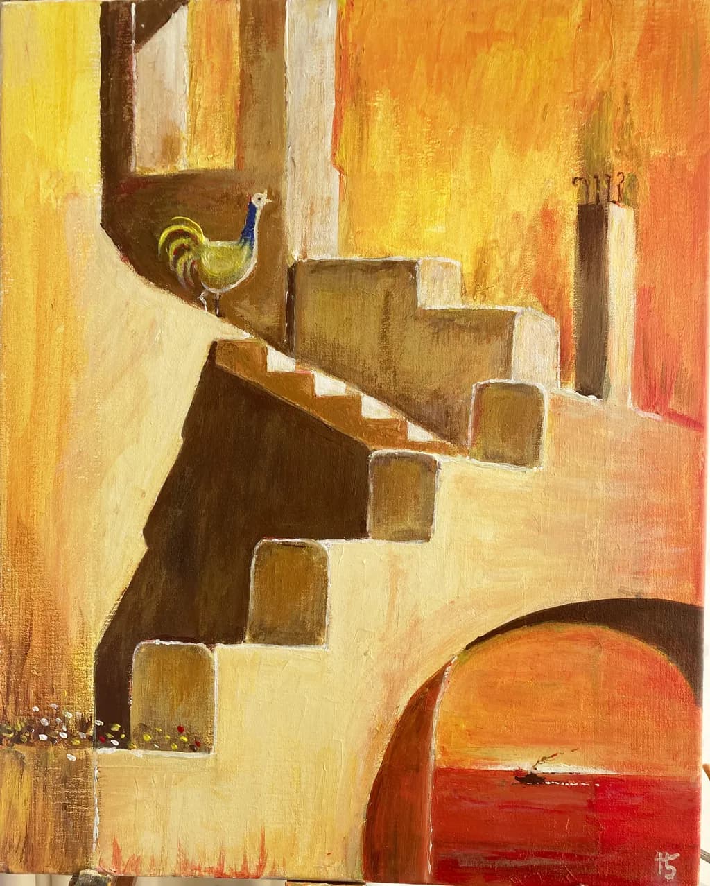 Staircase Rooster