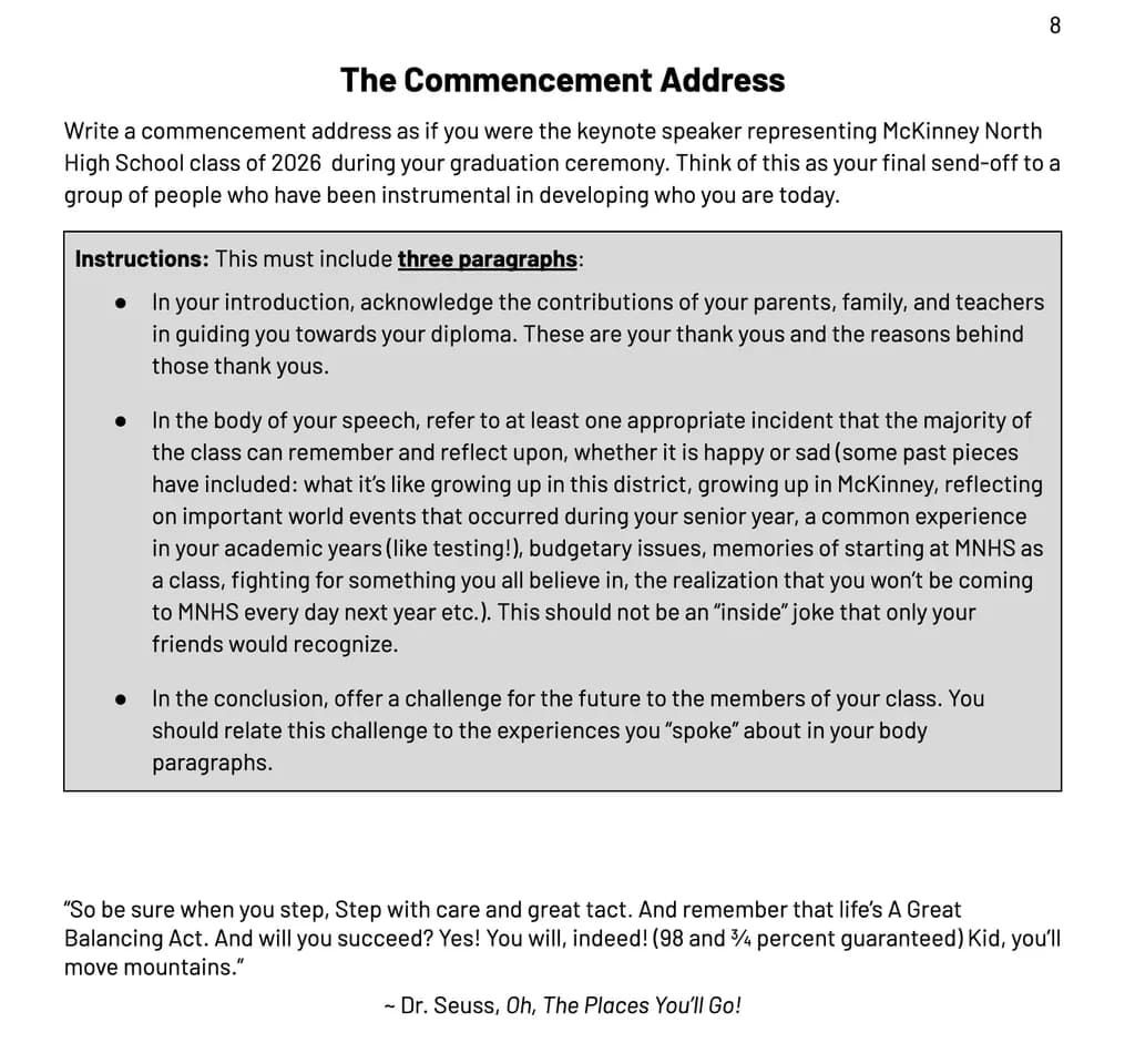 Graduation Reflections