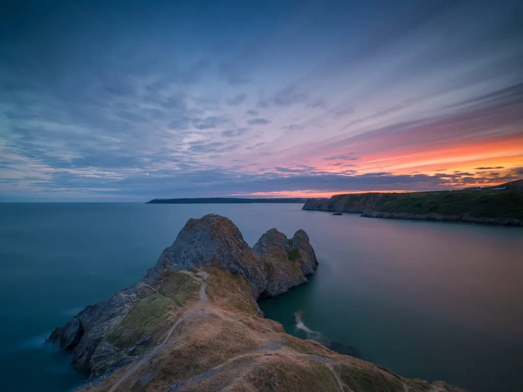 Coastal Path at Dusk