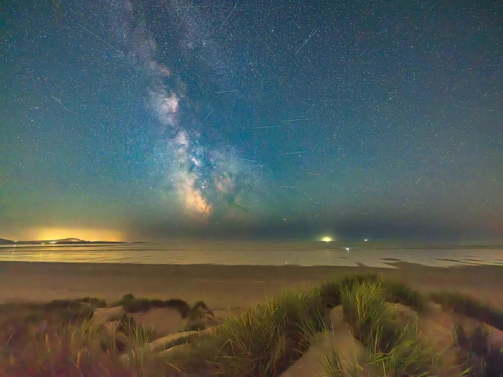 Milky Way Over the Shore