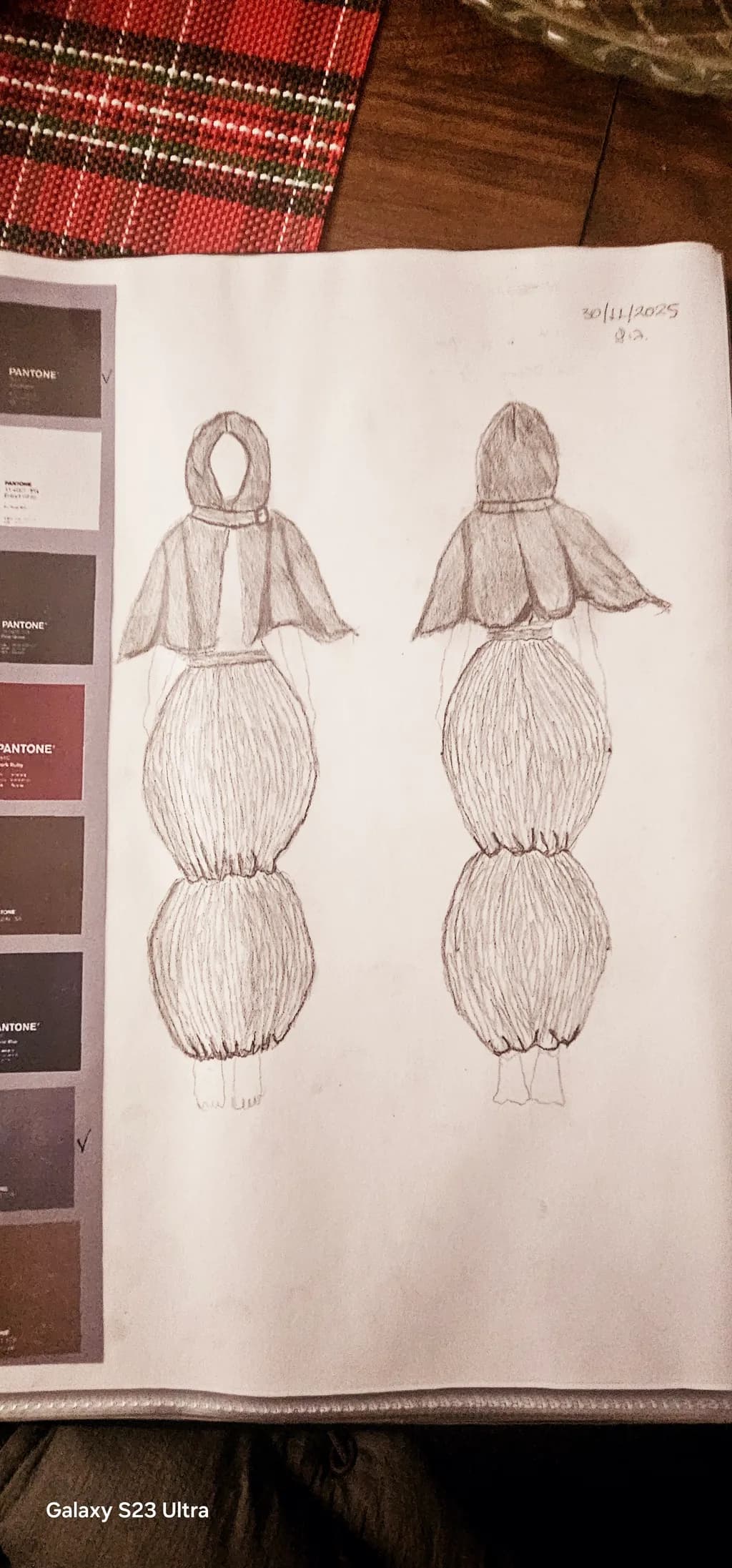 Hooded Design Sketch