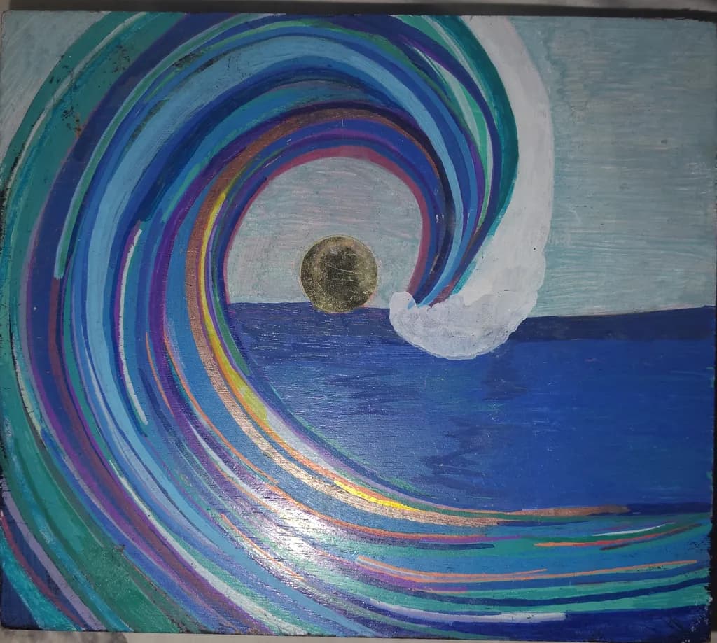 Golden Horizon Wave