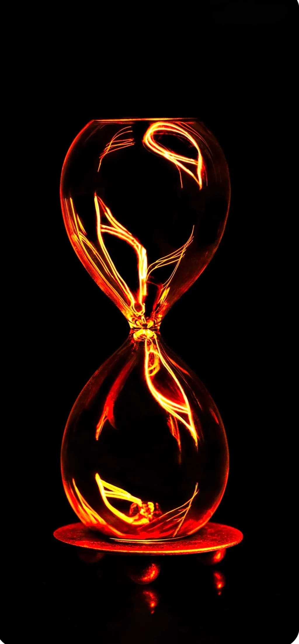 Glowing Hourglass