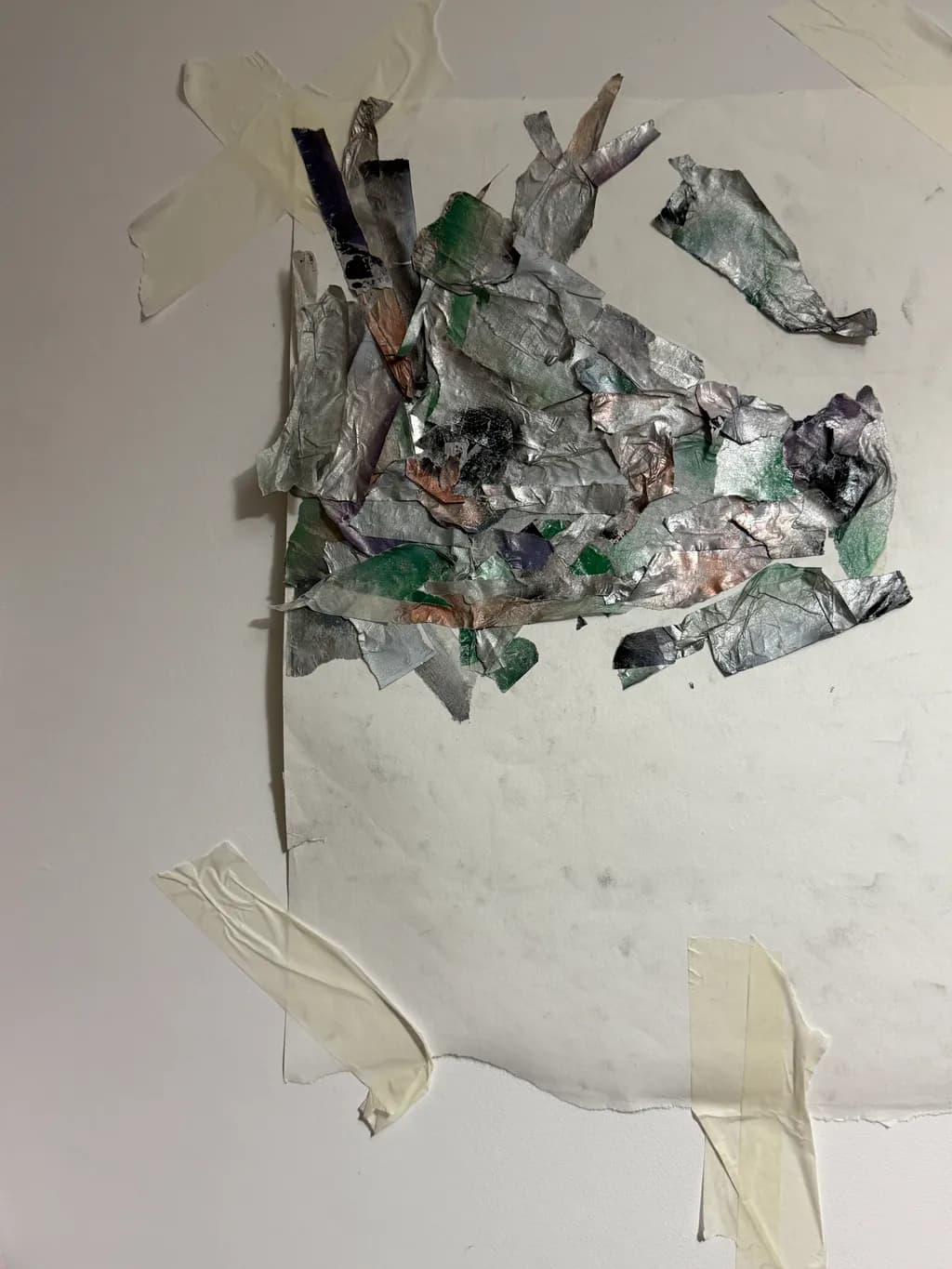 Torn Metallic Scrap