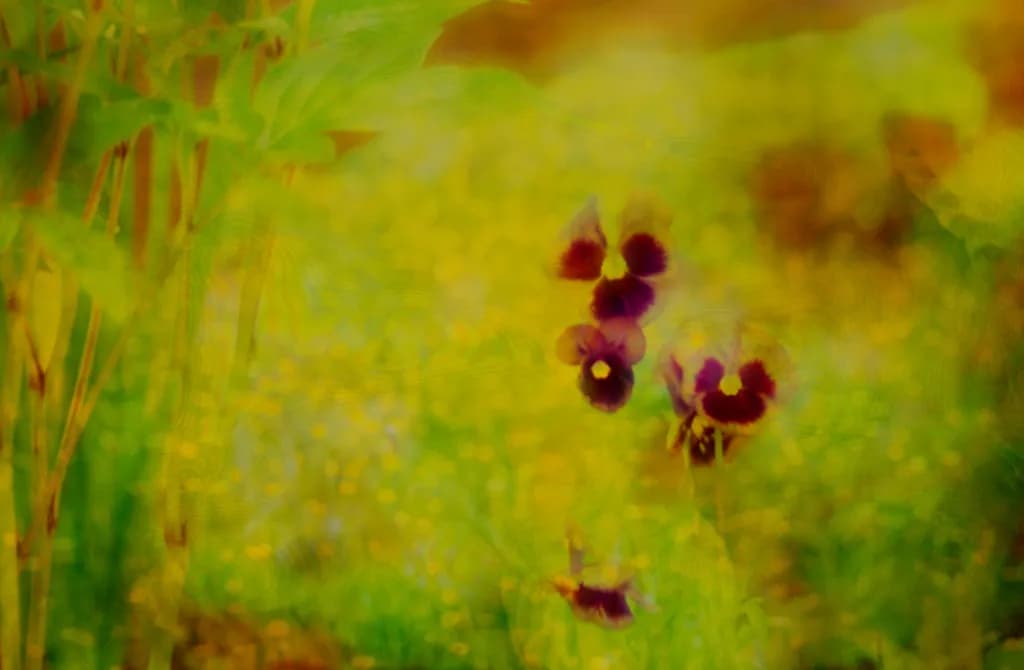 Pansies Blur