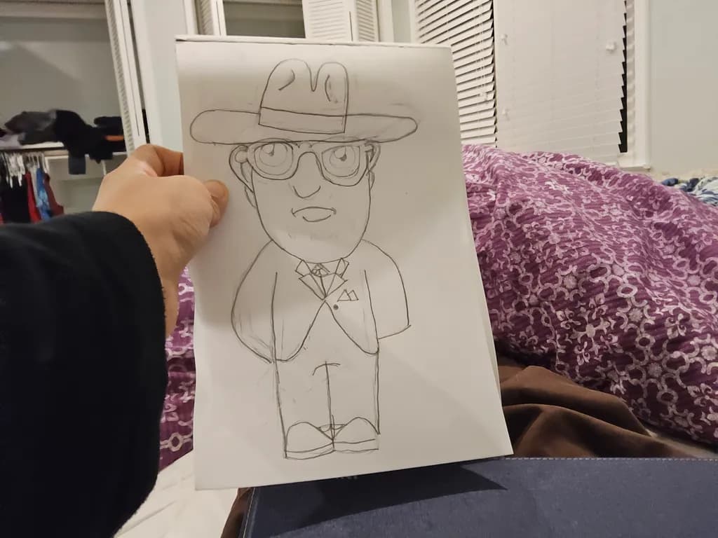 Dapper Character Sketch