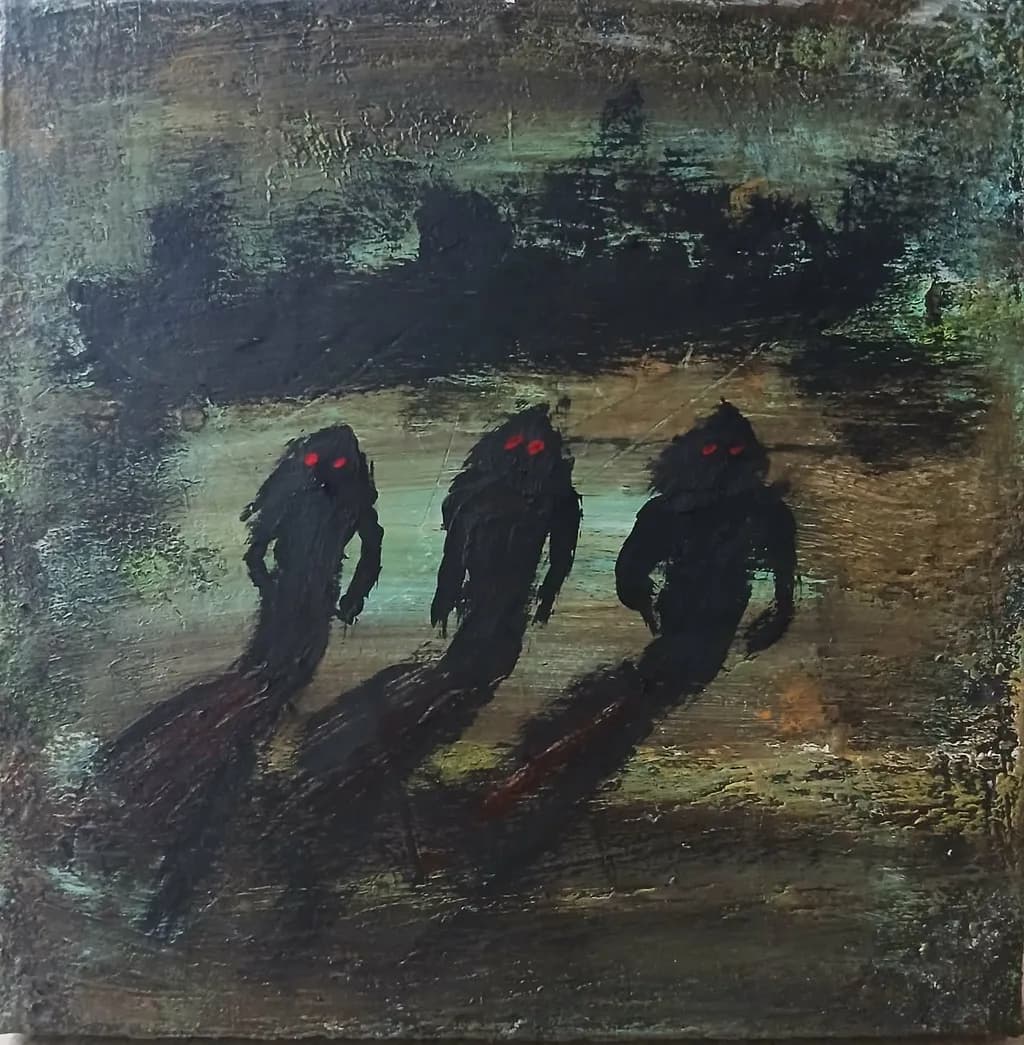 Shadow Figures in Darkness