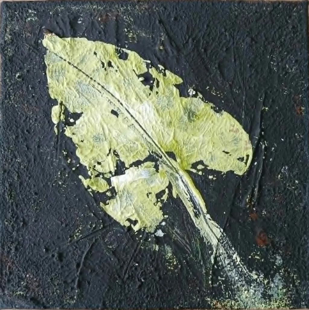 Faded Leaf Imprint