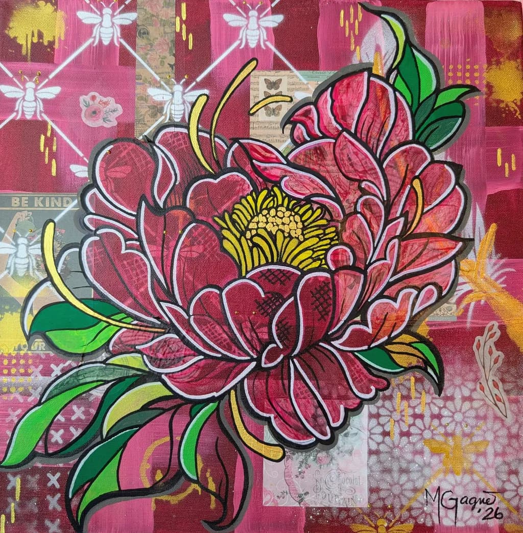 Unapologetic Bloom I - Peony
