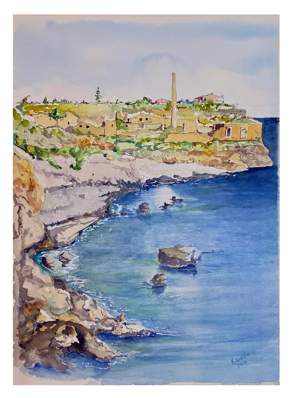 Coastal Cliffs and Bay