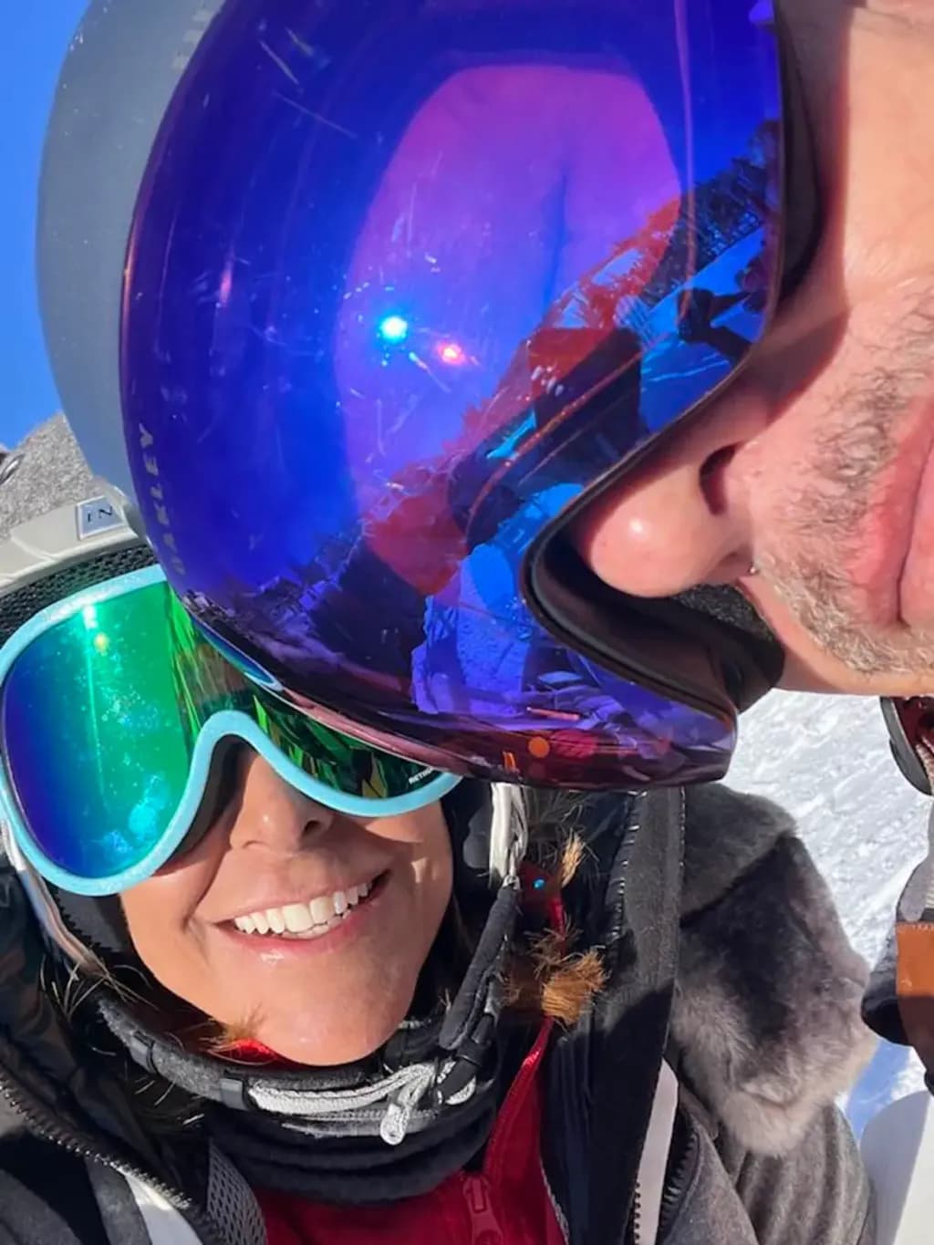 Skiers' Reflection