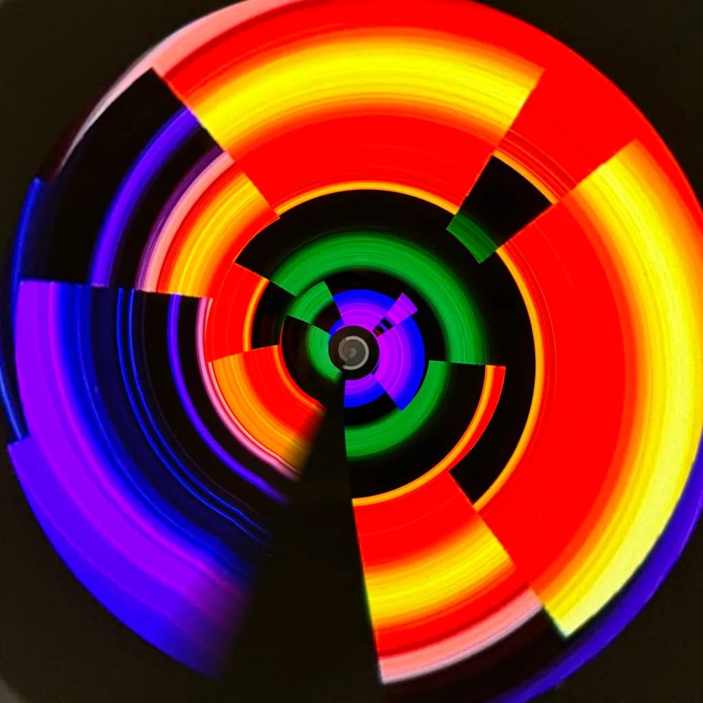 Colorful Spiral Pattern