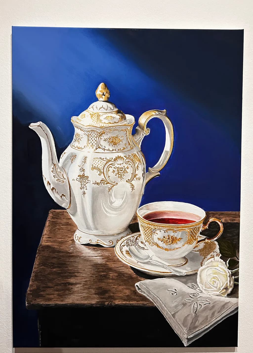 Golden Porcelain Tea Set