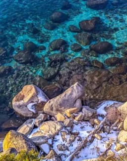 Rocky Shoreline Reflections