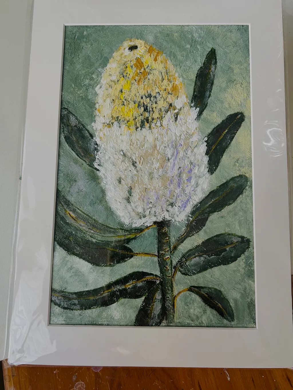 Textured Flower Study