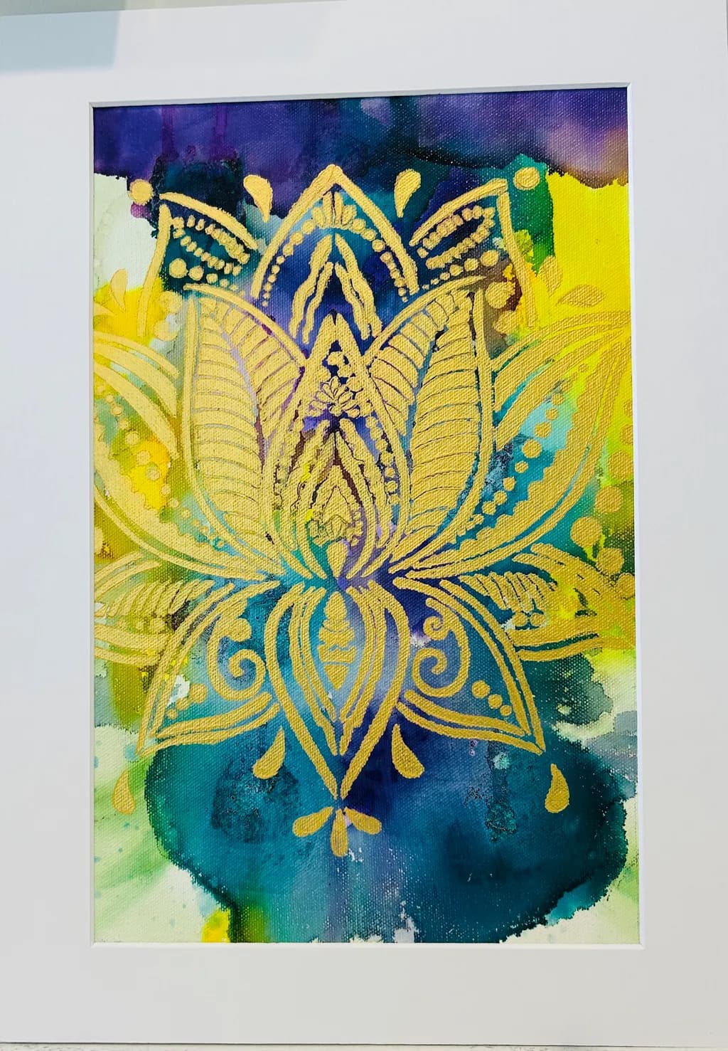 Golden Lotus Mandala