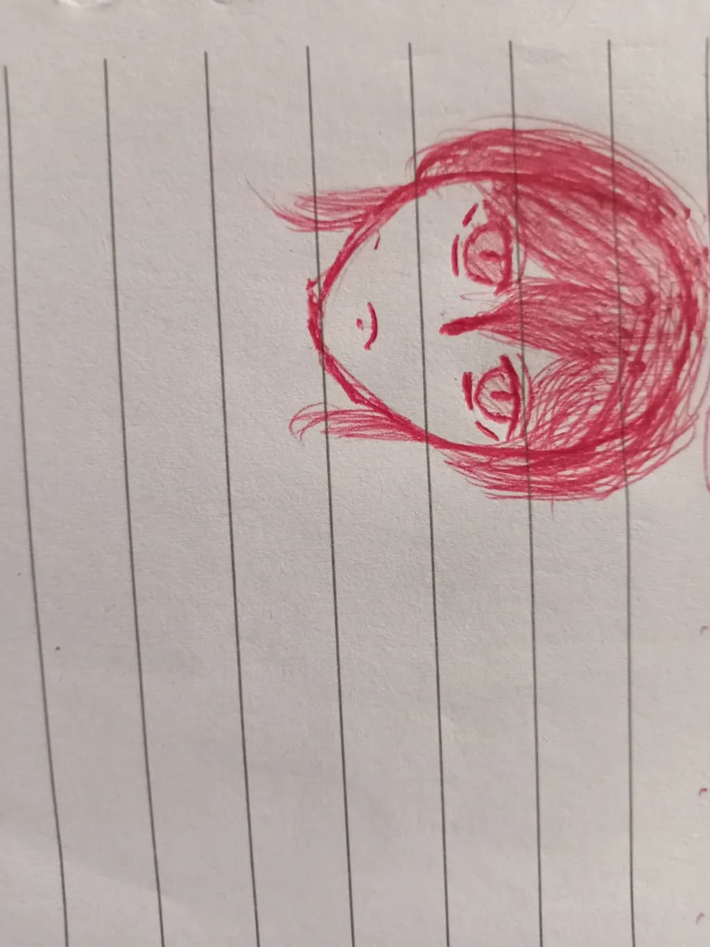 Red Anime Portrait