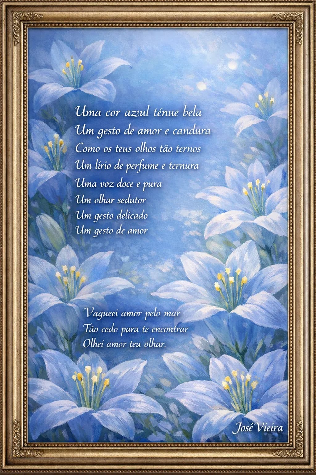 Tender Blue Lilies