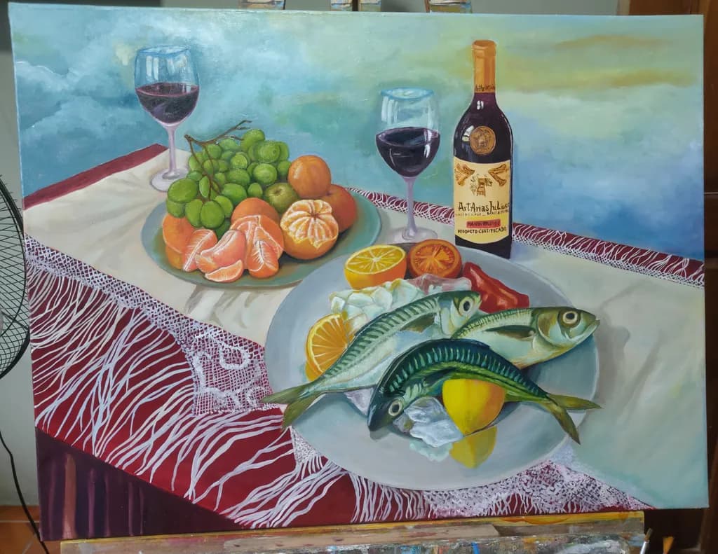 Fish and Fruit Dinner