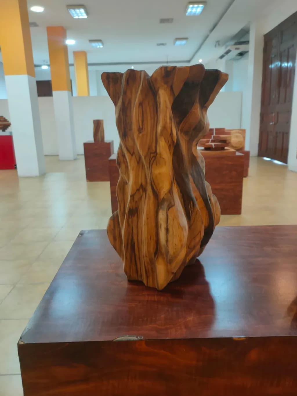 Abstract Wood Sculpture
