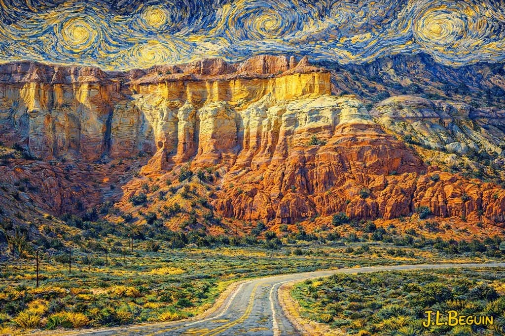 Mountain Roadscape