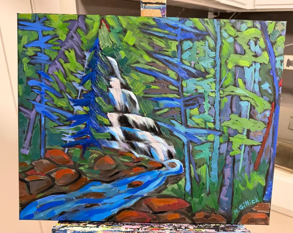 Cascade in the Pines