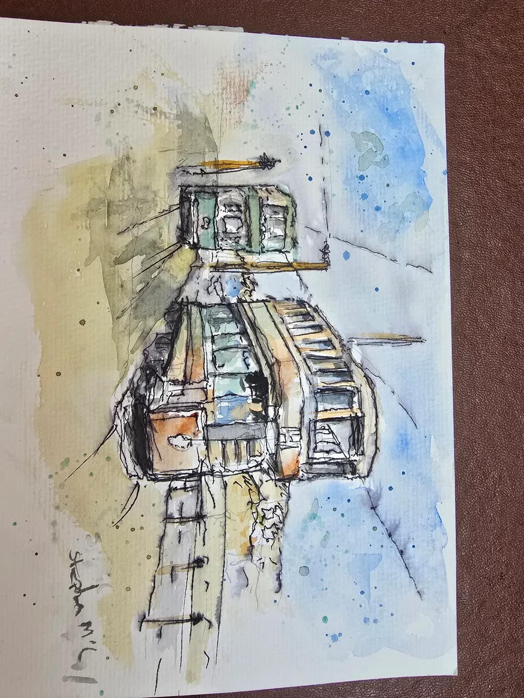 Corner Shop Sketch