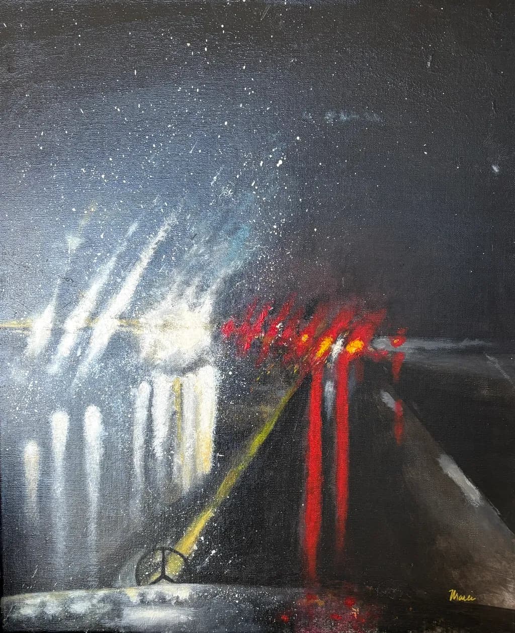 Rainy Night Drive