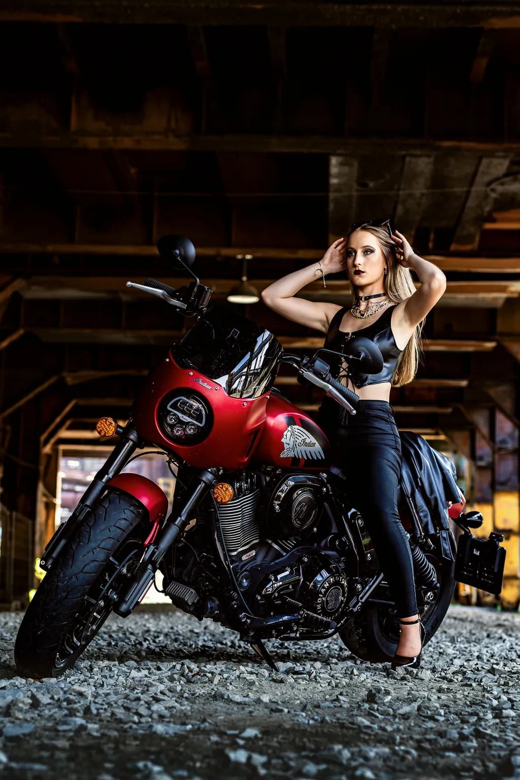 Crimson Indian Rider