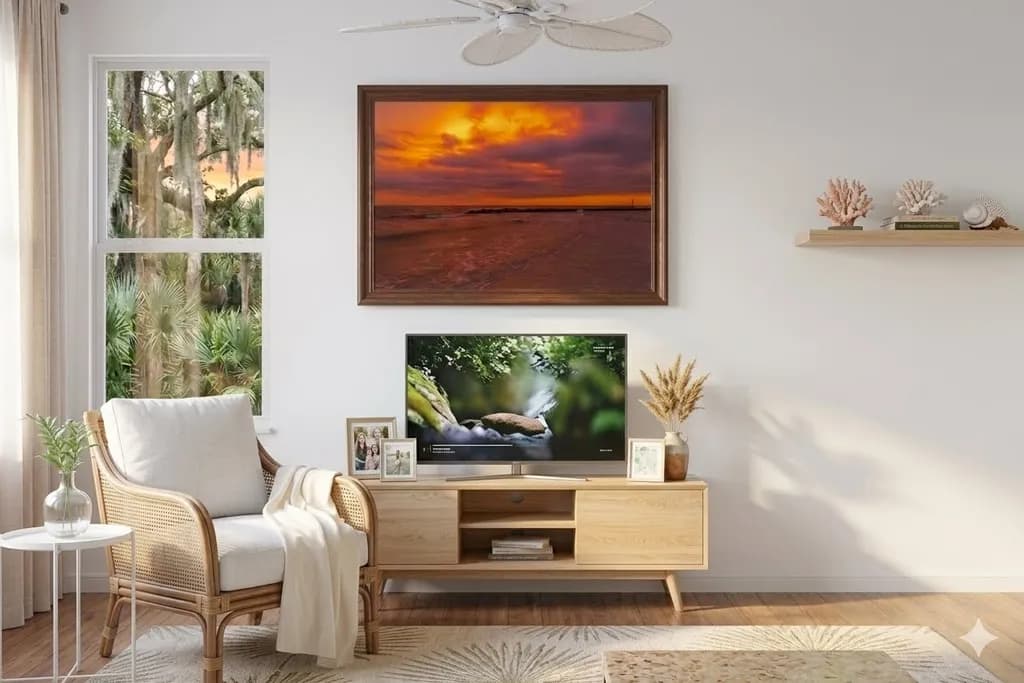Sunset on the Wall