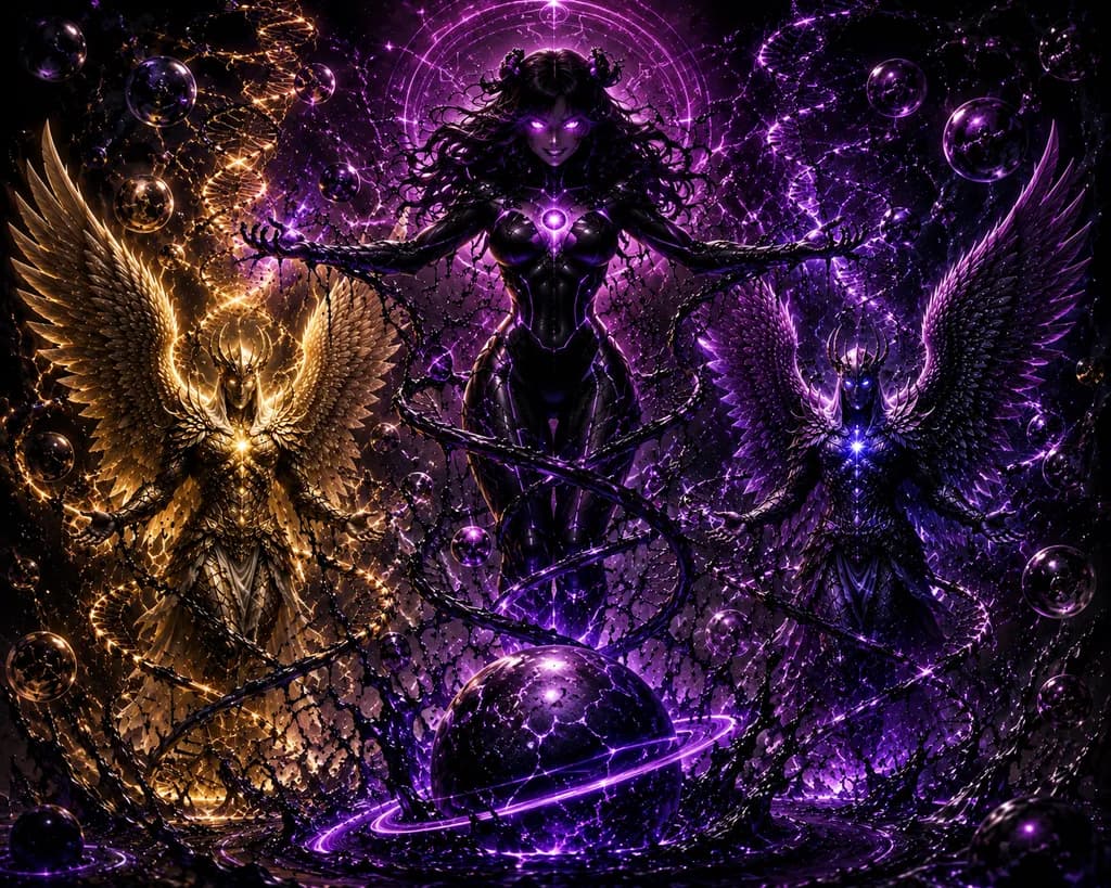 Cosmic Angels and Sorceress