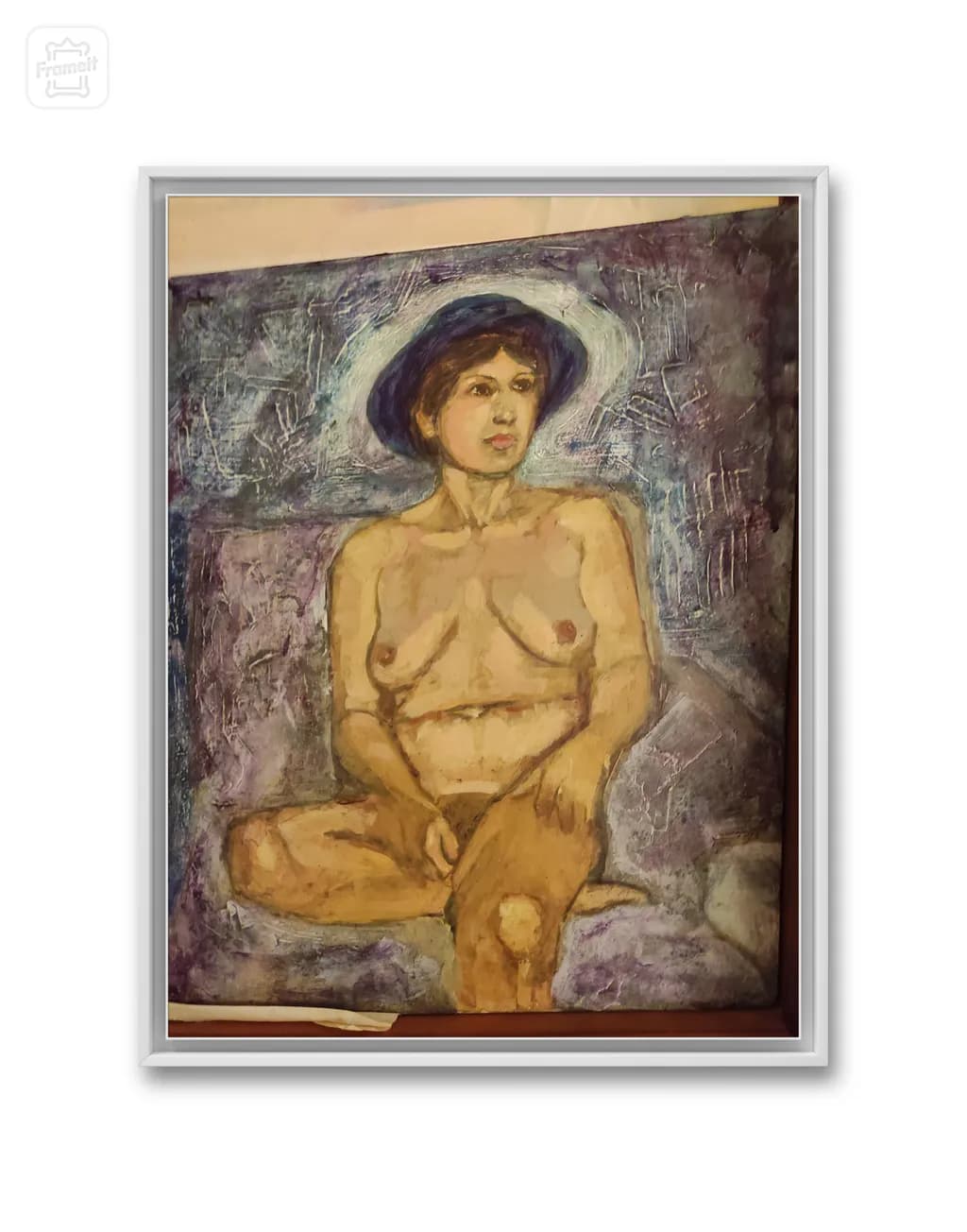 Seated Nude with Hat
