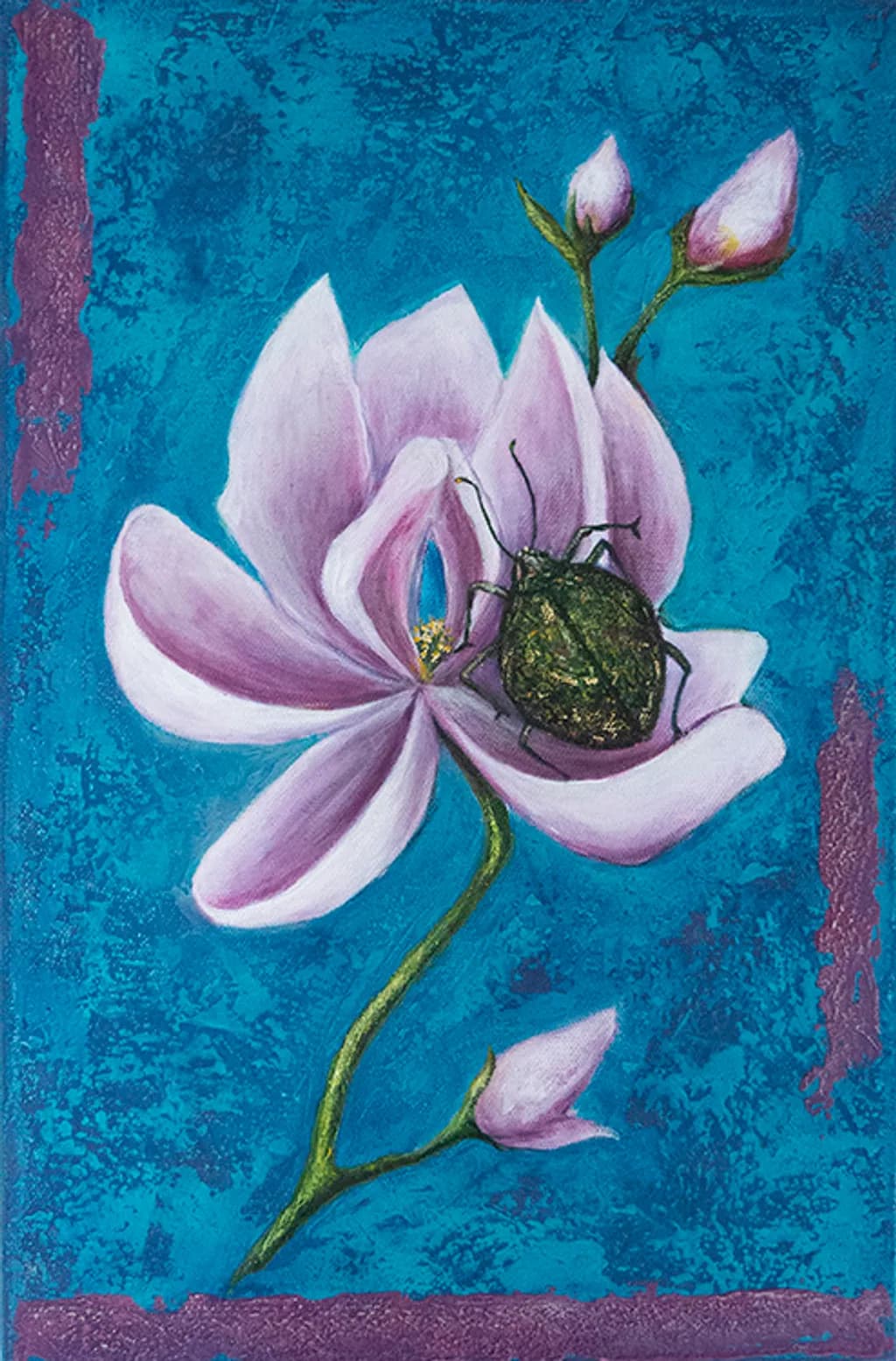 Magnolia and Beetle