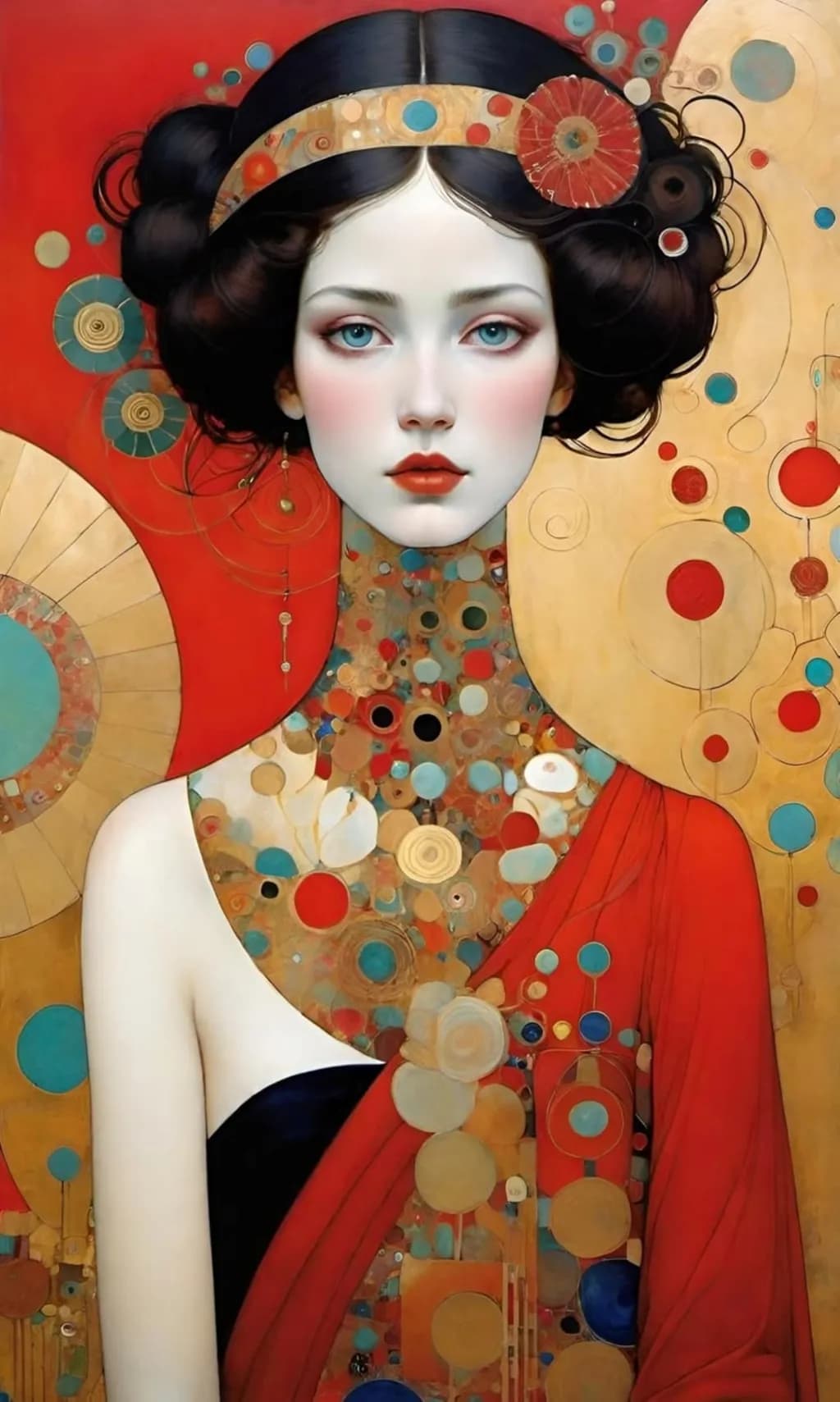 Woman in Red