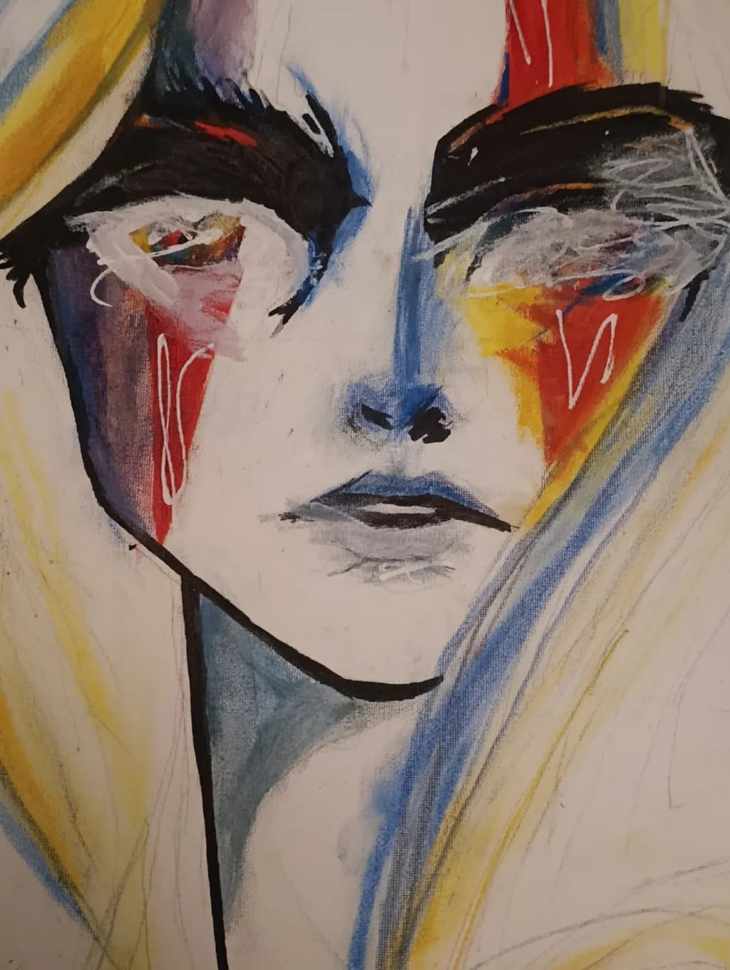Emotive Abstract Portrait