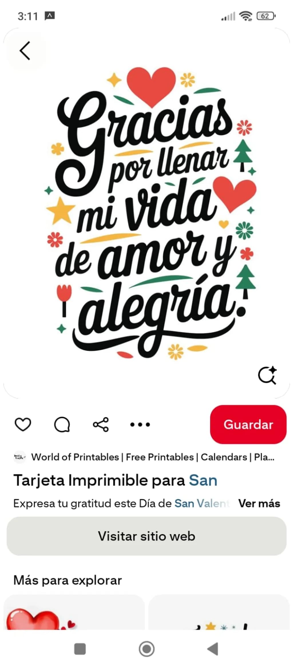 Gracias por Llenar mi Vida