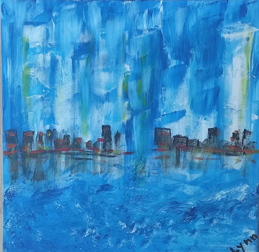 Blue Cityscape