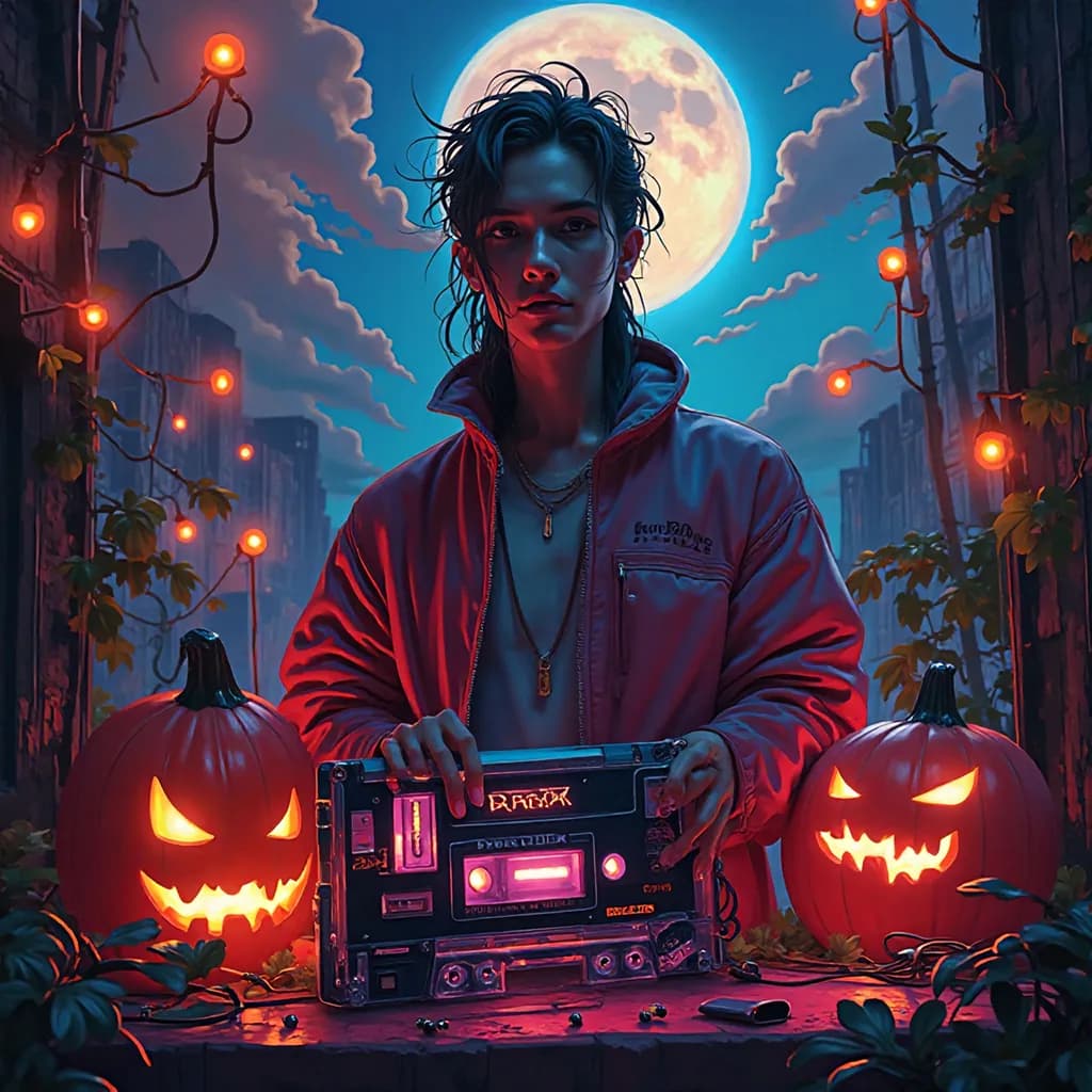 Moonlit Vinyl Haunt