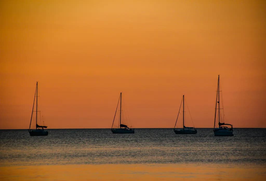 Sailboats at Rest