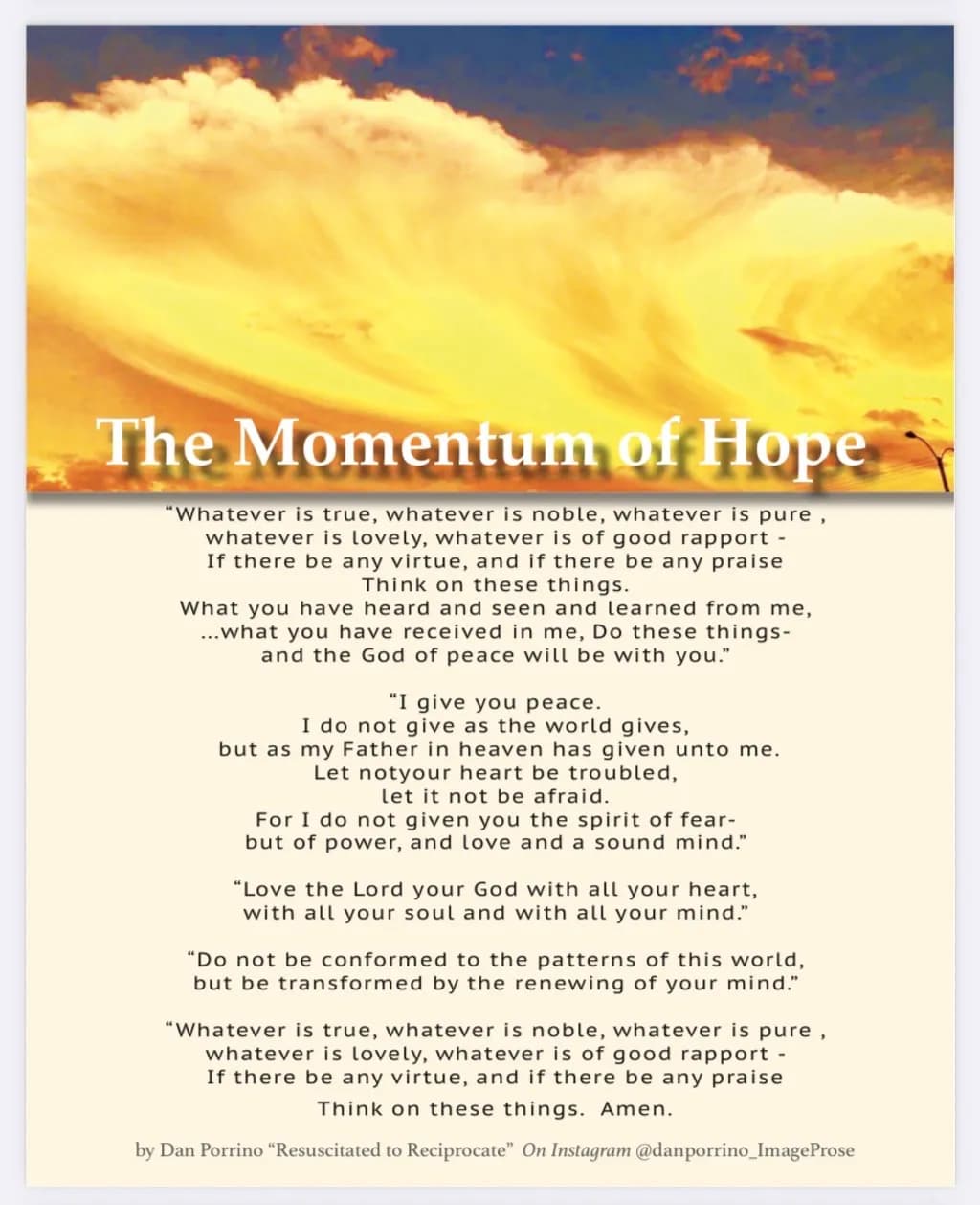 Momentum of Hope